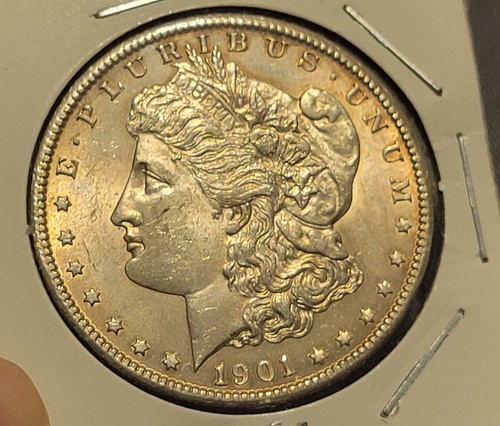1901o silver morgan dollar - 1901o,