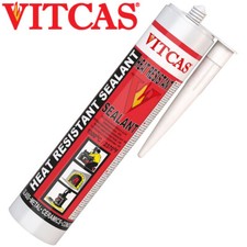 Vitcas Heat Resistant Sealant Cartridge 1300C 310ml HRS  Hi Temp
