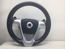 SMART FORTWO 451 STEERING WHEEL WITH PADDLE SHIFT BROWN LEATHER 2008 - 2014