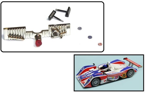 Scalextric w9074 exhaust wing - scalextric,