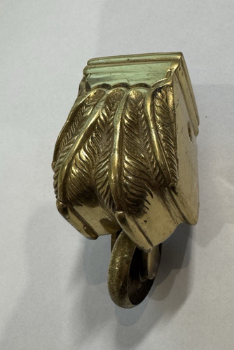 Vintage solid brass - solid, paw