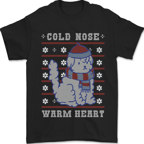 Christmas dog cold nose - dog,