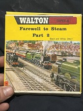 Farewell to Steam Part 2 – Walton Super 8 Railway Film – Black & White – Boxed