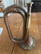 Royal Artillery Brass Bugle Military Instrument WW2