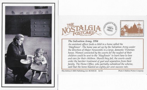 Postcard salvation army 1954 - salvation,