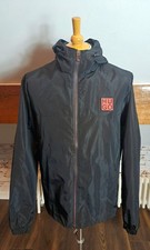 HUGO BOSS LIGHTWEIGHT BLACK NYLON HOODED ANORAK JACKET NEW WITHOUT TAGS SIZE XXL