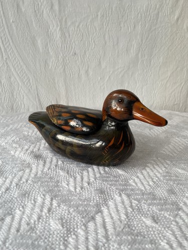 Vintage duck trinket - vintage, hand