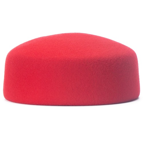 Circle wool felt pillbox - pillbox, beret
