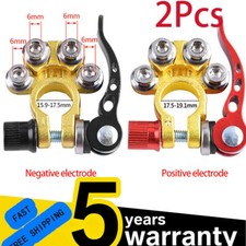 2X 12V Battery Terminals Connectors Clamps Quick Release For Caravan Car Van