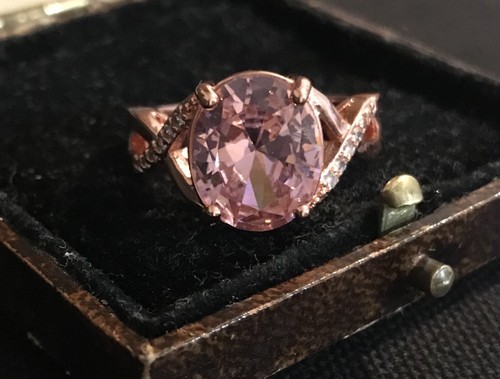 Vintage style pink topaz - vintage, and
