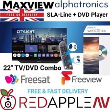 Alphatronics 22" HD Smart TV 12/240V DVD Freeview Freesat 1080p SLA-Line+