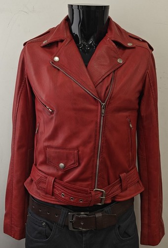 Ladies brando leather jacket - ladies,