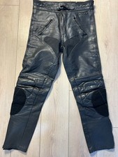 Motor Bike Leather Trousers Apache Leathers Size Waist 36 Clean Excellent Cond