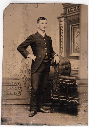 Antique sixth plate tintype - antique,