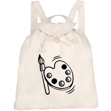 'Artist Pallet & Brush' Canvas