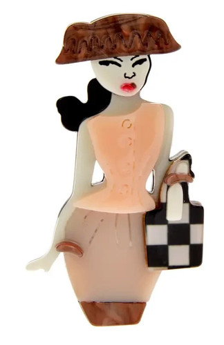 Lady fashionable acrylic - lady,