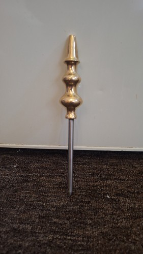 Canal boat tiller pin - tiller, brass