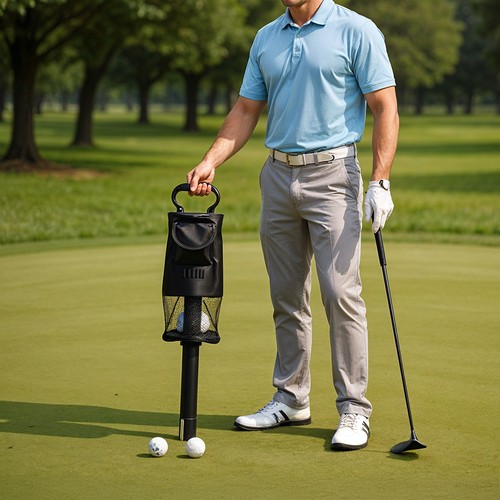 Golf ball pick tube - golf,
