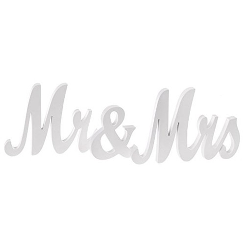 Wooden letters mrs - wooden,