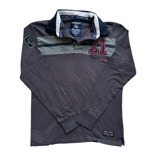 Large enos grey rugby shirts - enos,
