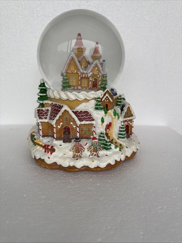 Christmas musical snow globe - musical,