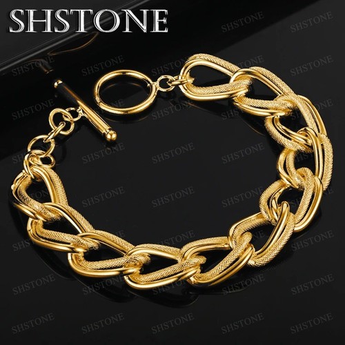 9ct solid 20cm heavy - 9ct,