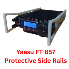Yaesu FT-857 Side Protection Rails Diamond Effect on Facing Sides