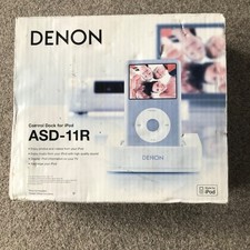 Denon ASD-11R Ipod Dock With Mains Charger & Cables White