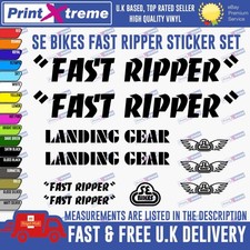 FAST RIPPER BMX Vinyl Decals