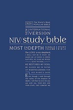 NIV Study Bible Hardback: HB by Hodder Hardback Book The Cheap Fast Free Post