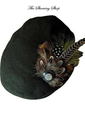Green wool feather lead - green, &