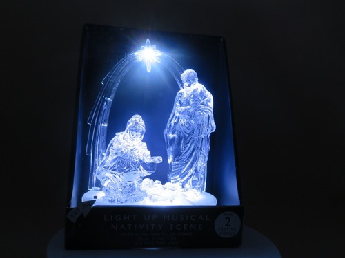 New light musical nativity - light, up
