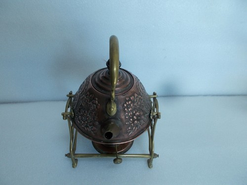 Kettle hand chased copper - kettle,