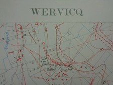 WW1 (JULY 1917) TRENCH MAP