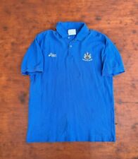NEWCASTLE UNITED FOOTBALL VINTAGE COTTON POLO SHIRT 1993/1995 ASICS SIZE L