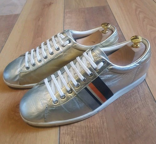 Gucci leather trainers - gucci,