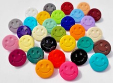 Happy Face buttons 15mm shank