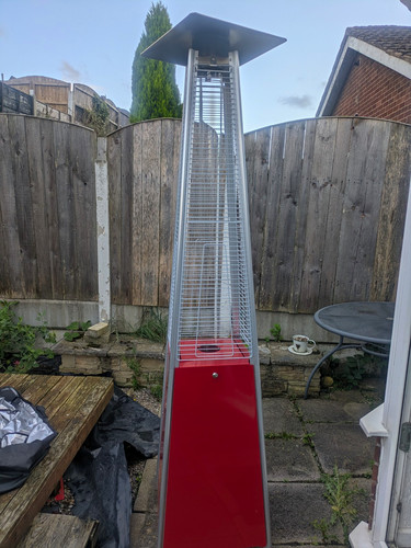 Pyramid gas flame outdoor - gas,