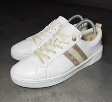 WOMENS TED BAKER WHITE LEATHER