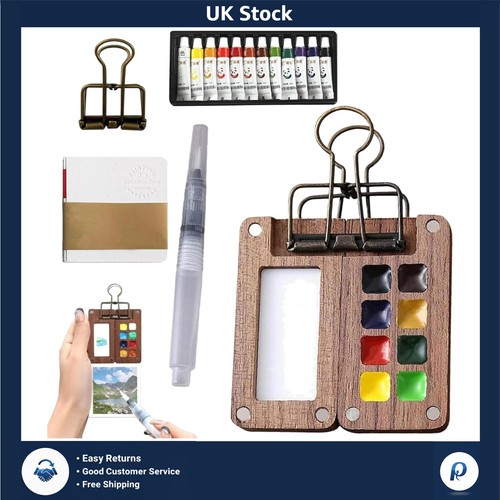 Elegant mini wooden watercolor - mini,
