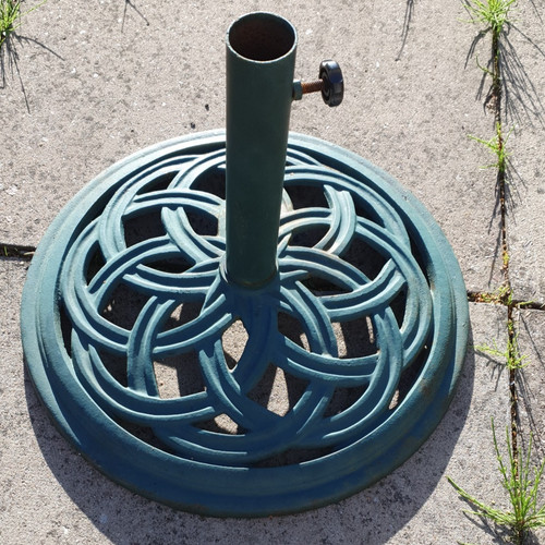 Vintage parasol base heavy - vintage,