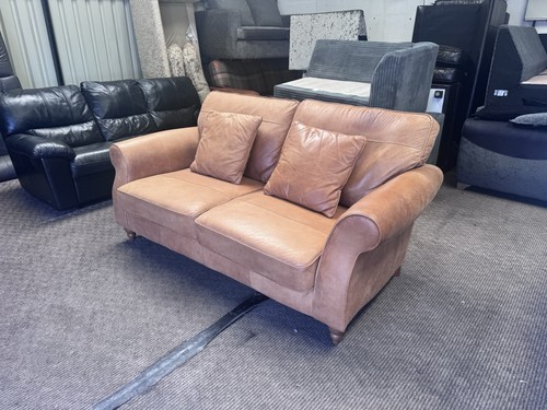 Next tan leather - 2, seater