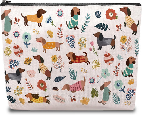 Dachshund makeup bag cute pet - makeup, bag,