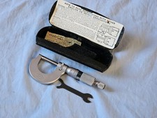 Moore & Wright External Micrometer 0-25mm 961M Immaculate Cased Metric