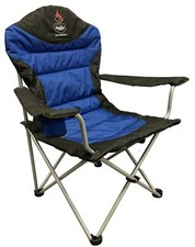 Folding Camp Chair Pro XL Blue