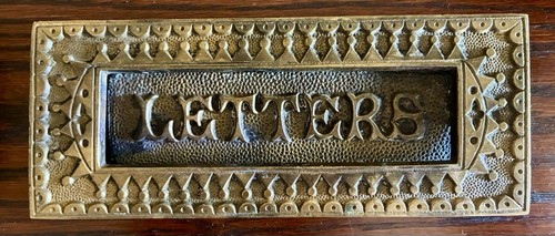 Victorian letterbox letter box - letterbox,