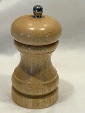 T&G Woodware Turned Wood Pepper Grinder Mill