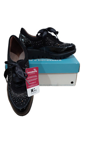 Wonders black patent - wonders,