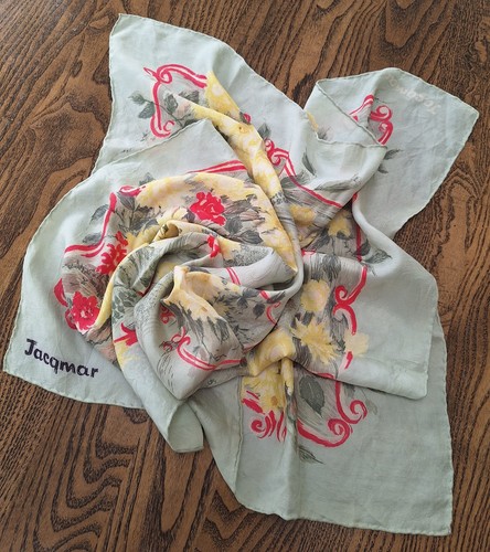 Scarf vintage headscarf - vintage,
