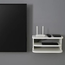 Floating Wall Mount Media Shelf TV DVD Player Sky Box Game Console Holder Shelve